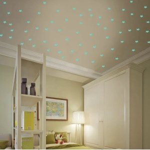 Hiden | Glow in the Dark Stickers - Slaapkamer Accessoires - Slaapkamer Verlichting - Sterrenstof - Slaapkamer decoratie | Sterrenhemel