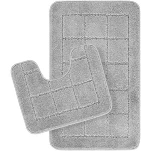 Wasbare antislip badmatten set - 2-delige badkameraccessoires voor optimale veiligheid en comfort